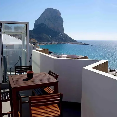 Atico Primera Linea De Playa Lejlighed Calpe